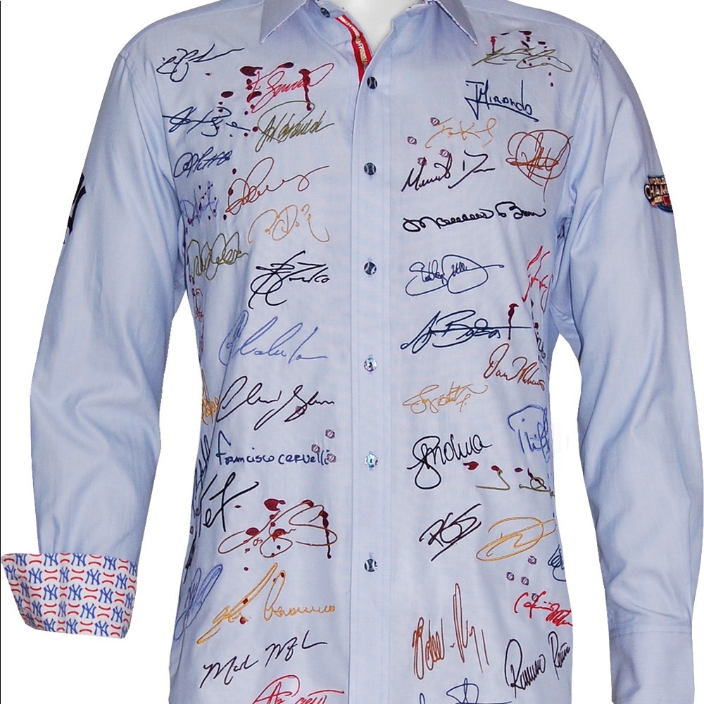 Robert graham Yankees worldchampion series signed